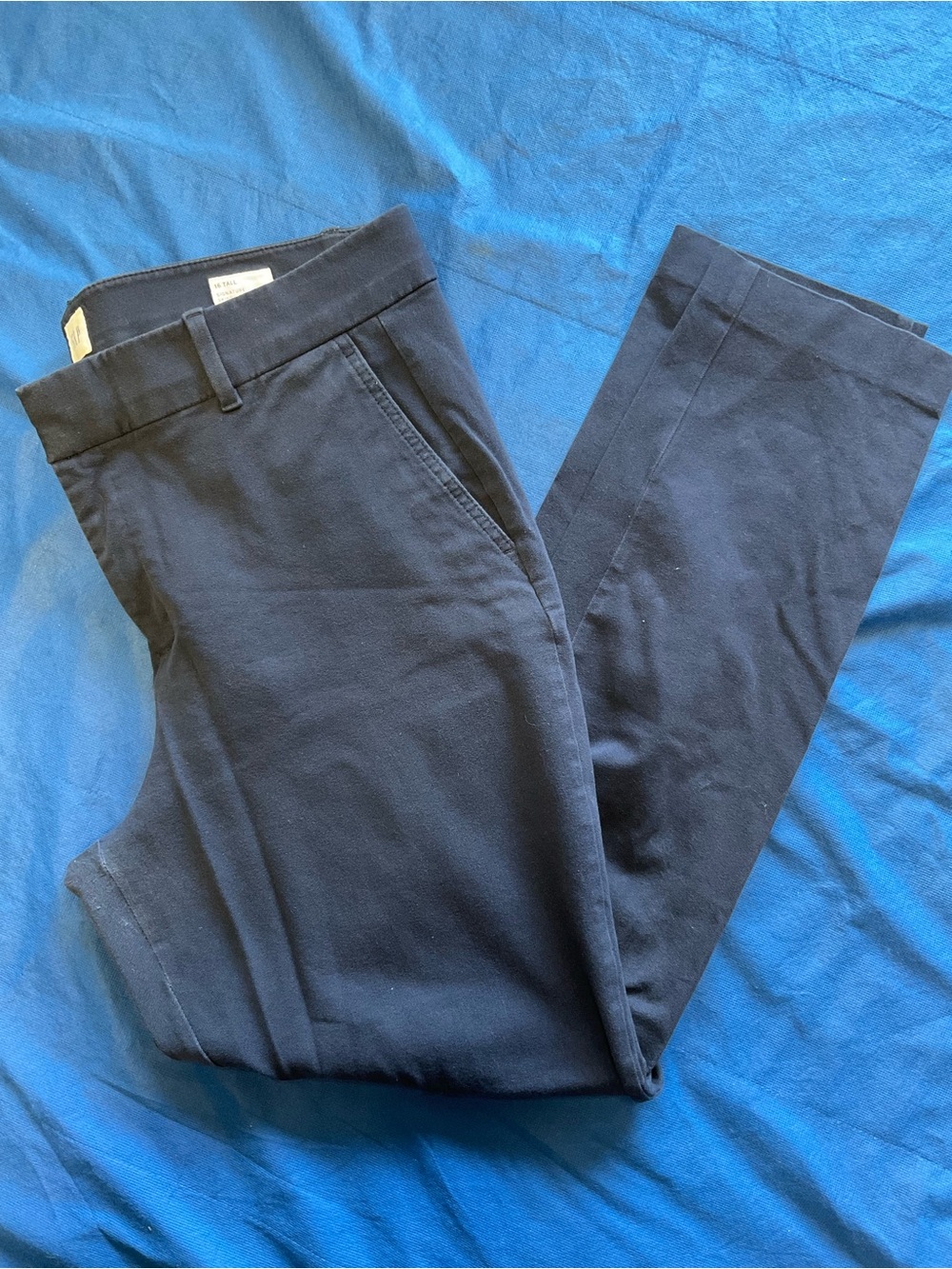 16 Tall, GAP Women's Navy Cropped Ankle Pants